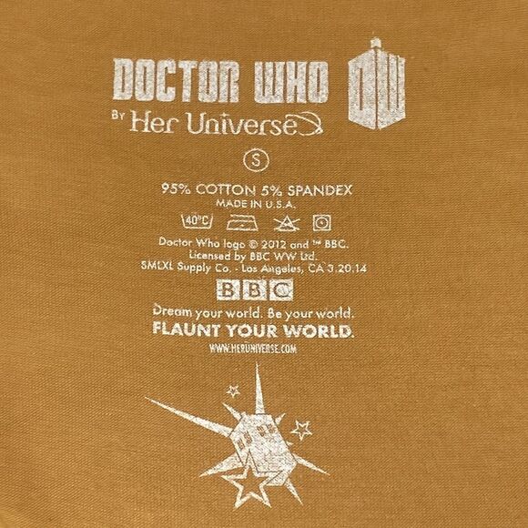 Doctor Who Tenth Doctor David Tenant Dress Size Small - Picture 7 of 8